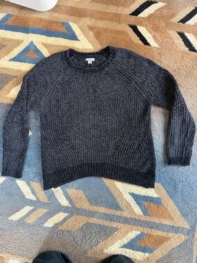 Falls Creek Women's Charcoal Gray Crewneck Sweater